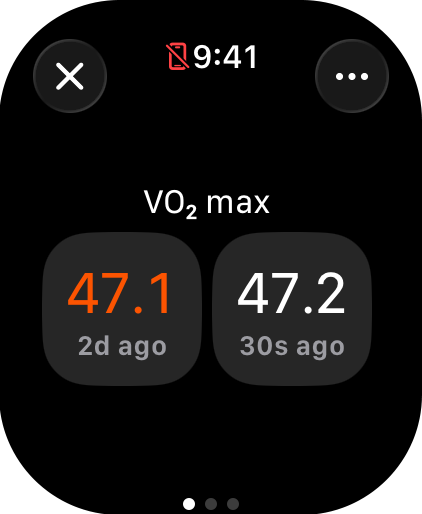 Screenshot Vo2max